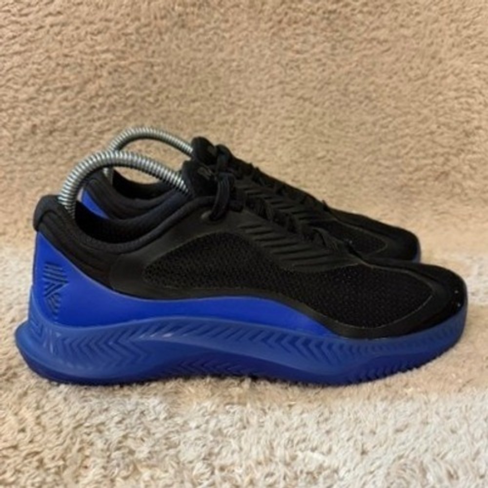 R.A.D One Training Shoes Mens 6 Black Blue Low Top Sneakers 0124-ONEDZB-060